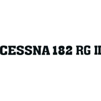 Cessna 182 RG II Aircraft Vinyl Decals