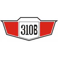 Cessna 310B Aircraft Emblem Logo Decals