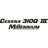 Cessna 310Q III Millennium Aircraft Logo Decals