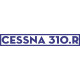 Cessna 310R Aircraft Logo Emblem Decals