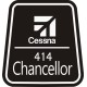 Cessna 414 Chancellor Aircraft Yoke Decals