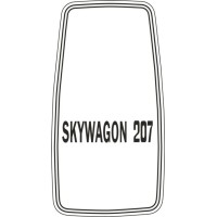 Cessna Skywagon 207 Yoke Aircraft Vinyl Decals