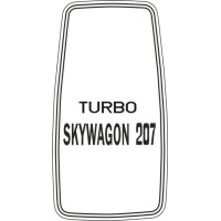 Cessna Turbo Skywagon 207 Yoke Aircraft Vinyl Decals