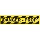 Danger Prop Warning Printed Decals