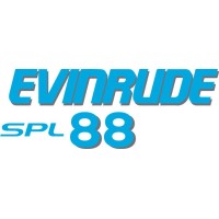 Evinrude SPL 88 Marine Outboard Motor Decals