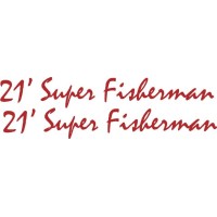 Paramount (21 Super Fisherman) Boat Decals