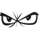 Peeking Eyes Car Bumper Decal Stickers