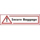 Secure Baggage Aircraft Placards Decals