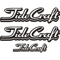 Tidecraft Boat Logo Vinyl Decals